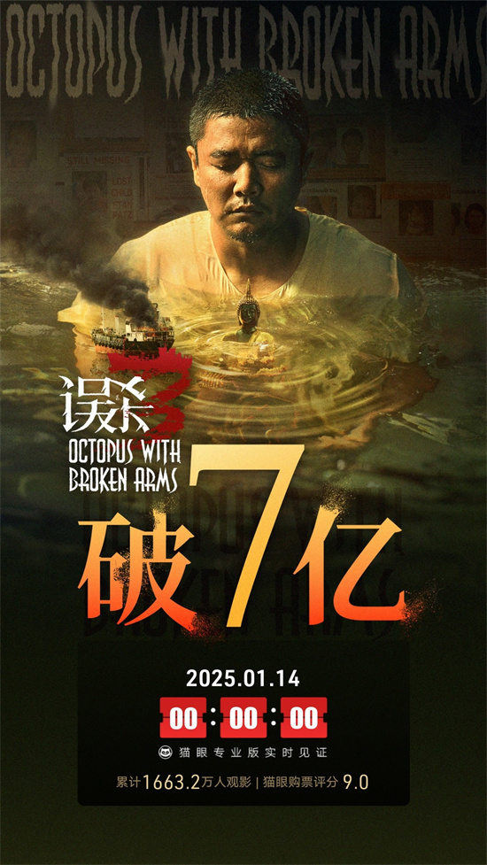 《误杀3》累计票房破7亿 暂列2025年票房榜榜首-起点剧情网
