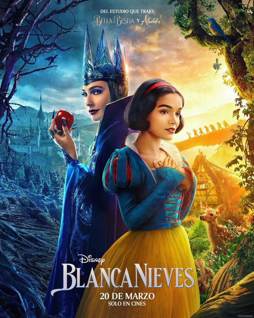 《白雪公主》真人版新海报 邪恶皇后和白雪公主同框-起点剧情网