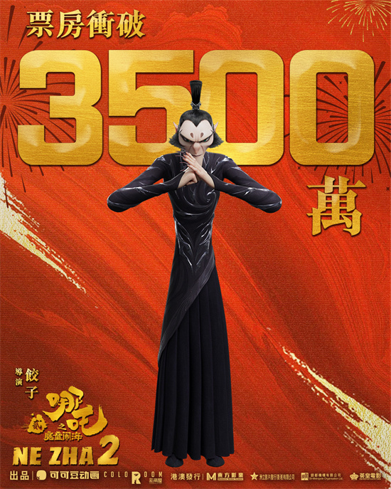势头不减！《哪吒2》中国港澳票房破3500万港币-起点剧情网