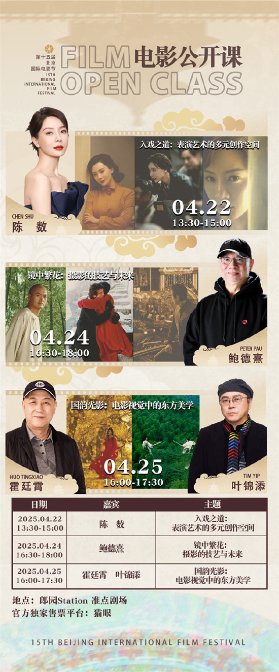 北影节首次推出电影公开课 聚焦美术摄影表演-起点剧情网
