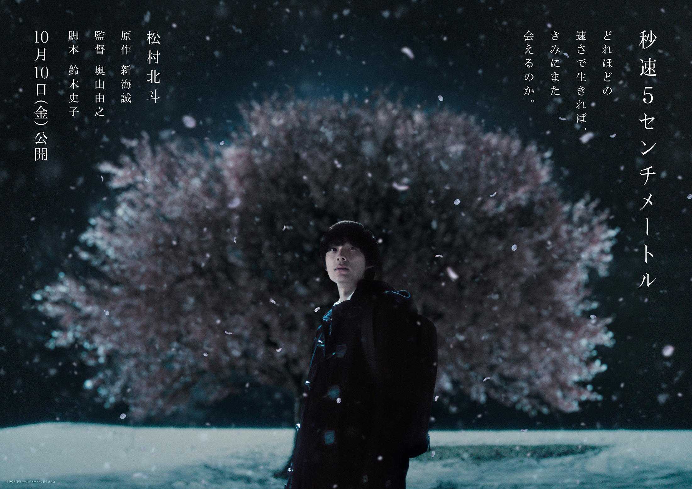 真人版《秒速5厘米》首曝剧照 松村北斗亮相！-起点剧情网