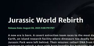 《侏罗纪世界:重生》今日上线流媒体 票房超7.6亿美元-起点剧情网