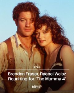 环球将拍《木乃伊4》 布兰登费舍和蕾切尔都回归、剧情忽略3代-起点剧情网